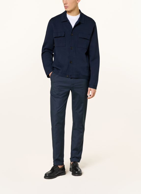 BOSS Vest UTTONI DONKERBLAUW