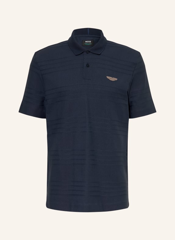 BOSS Piqué-Poloshirt PARRIS DUNKELBLAU