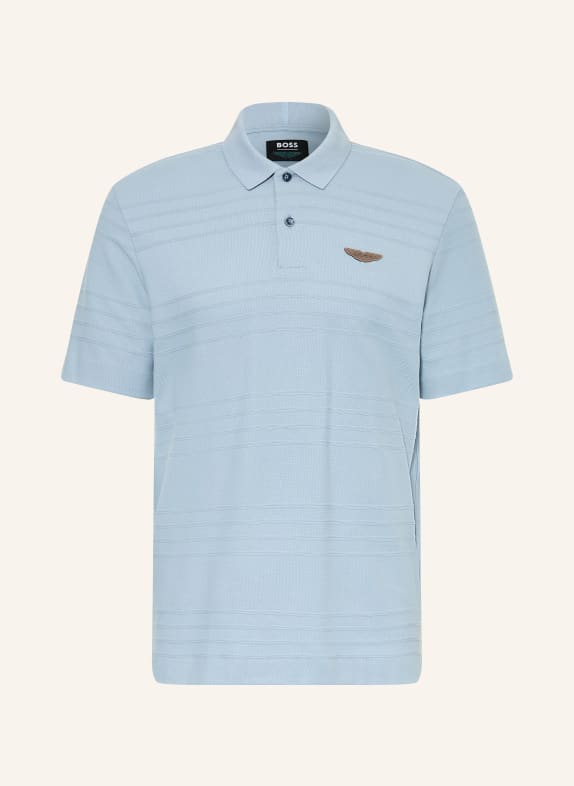 BOSS Piqué-Poloshirt PARRIS BLAUGRAU