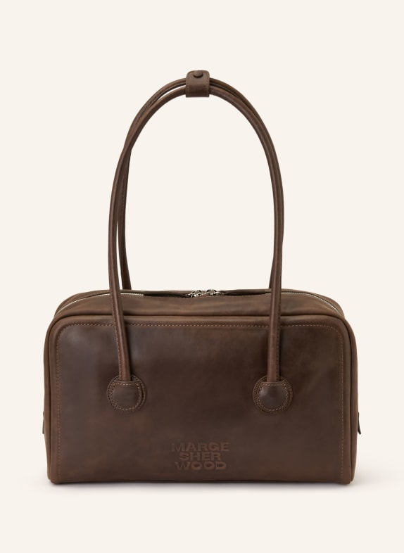 MARGE SHERWOOD Schultertasche SOFT BOSTON DUNKELBRAUN