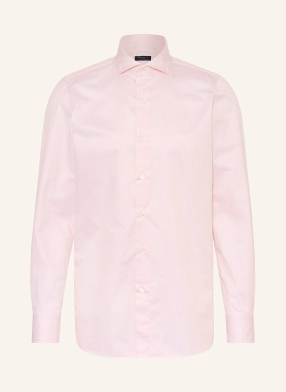 FINAMORE 1925 Hemd NAPOLI EDUARDO Regular Fit HELLROSA / WEISS