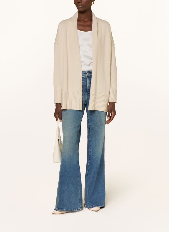 (THE MERCER) N.Y. Gebreide vest van kasjmier BEIGE