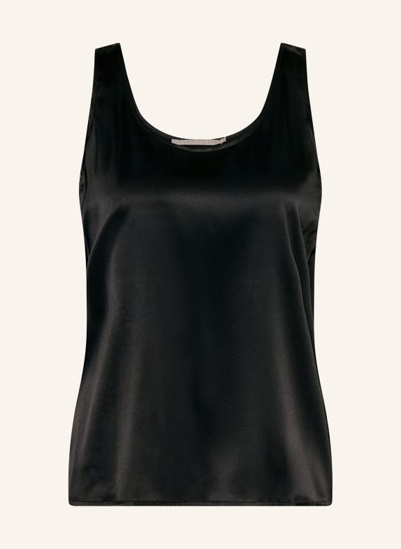 (THE MERCER) N.Y. Satynowa bluzka CZARNY