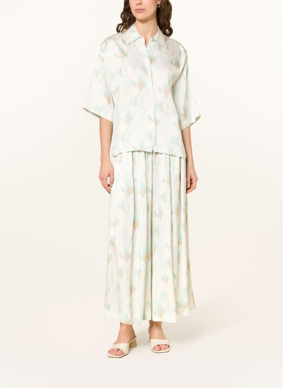 BOSS Blouse BIMINA MINT / CRÈME / LICHTBLAUW