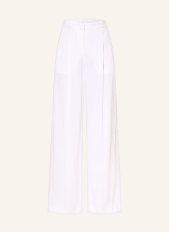 BOSS Marlenehose TIANA mit Leinen WEISS