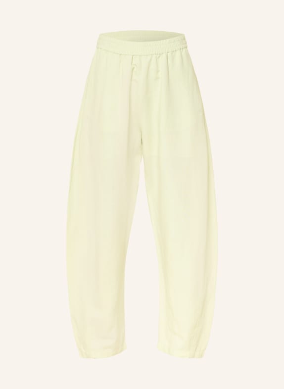 BOSS Hose TALINEN mit Leinen HELLGRÜN