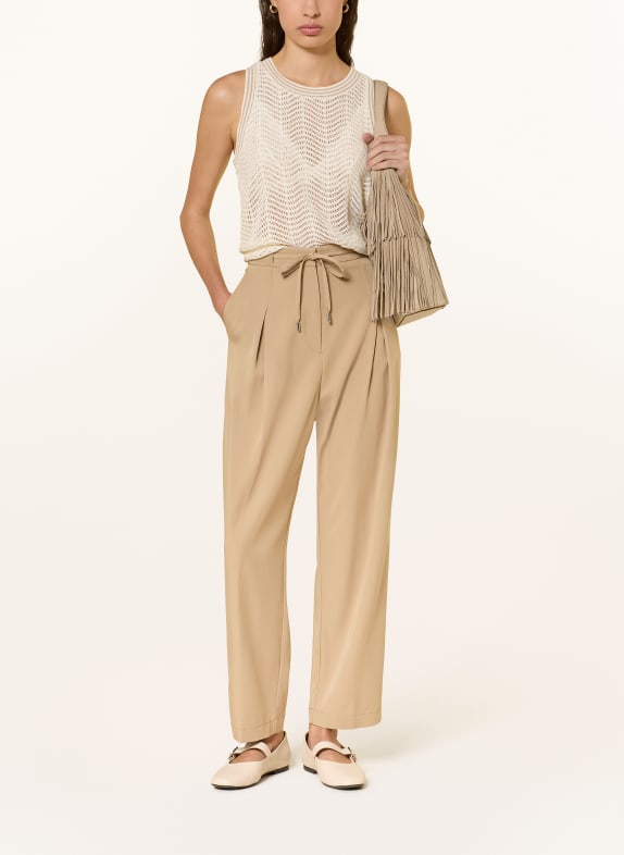 BOSS 7/8-broek TOPHELIA BEIGE