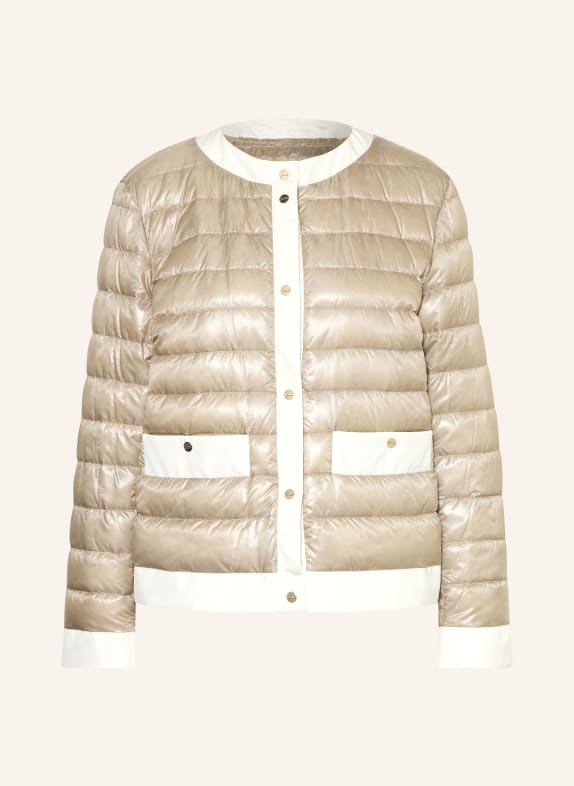 HERNO Steppjacke GOLD / WEISS