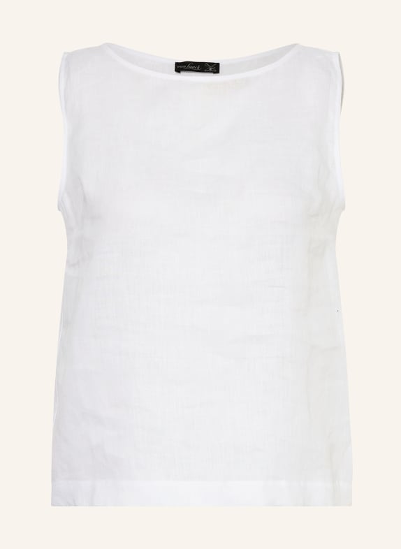 van Laack Bluzka z lnu VL-TAE-BR BIAŁY