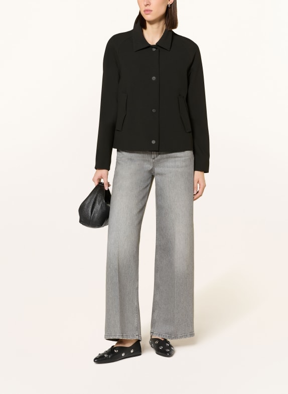 FUCHS SCHMITT kabát ČERNÁ