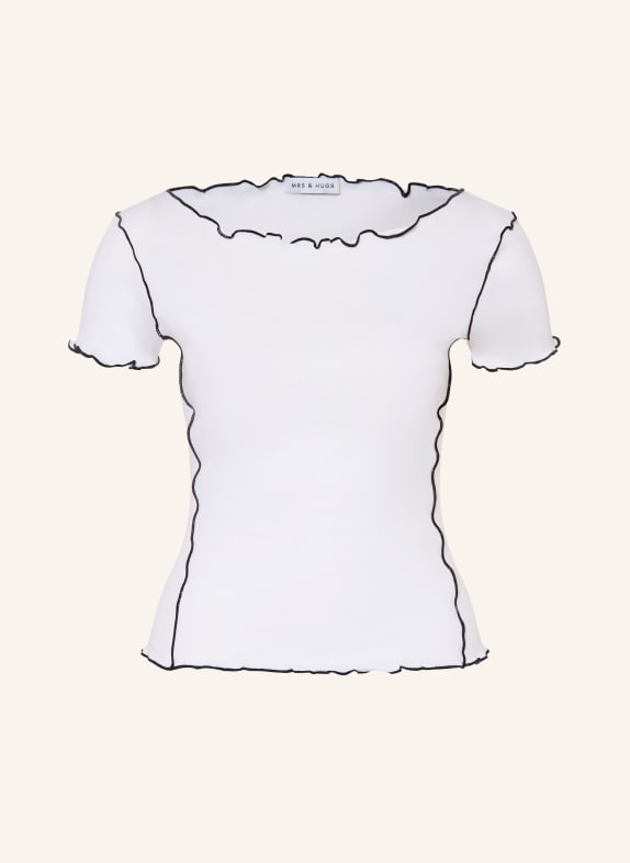 MRS & HUGS T-Shirt WEISS / SCHWARZ