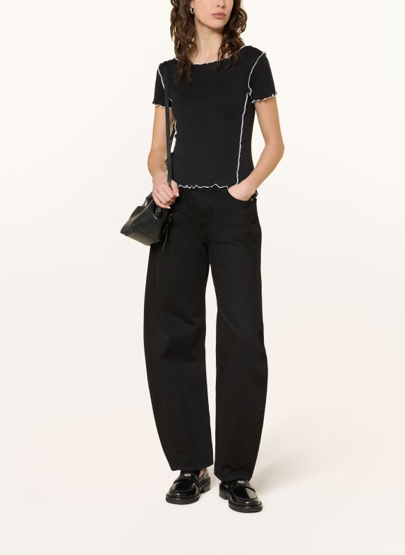 MRS & HUGS T-shirt ZWART / WIT