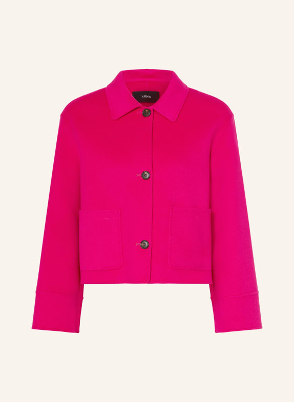 ARMA kurtka z klapami FUKSJA