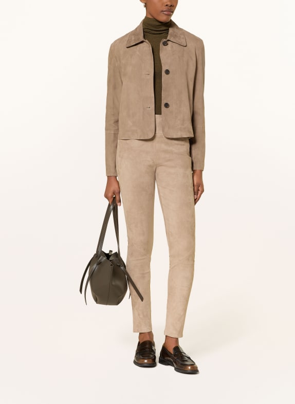 ARMA kožená bunda HNĚDÁ