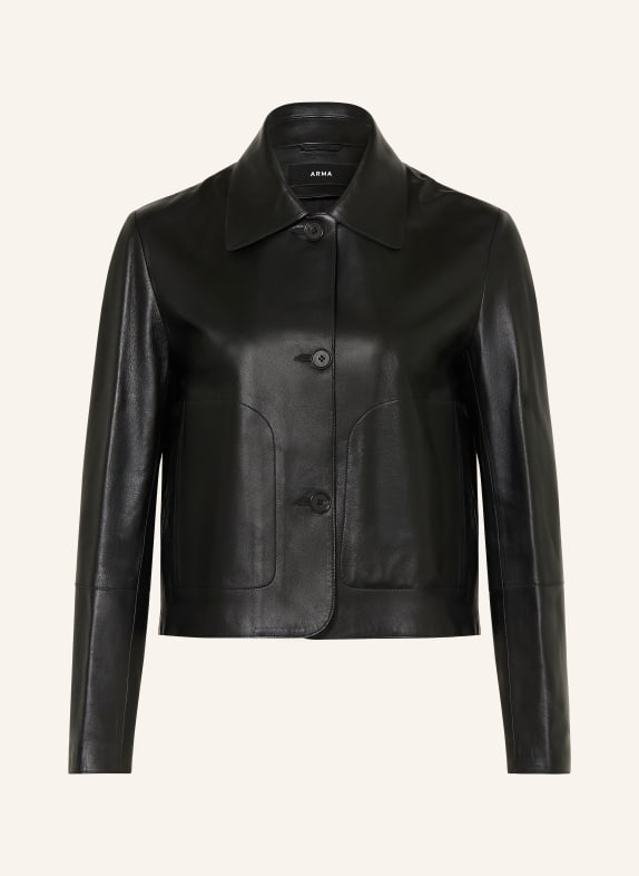 ARMA Lederjacke SCHWARZ