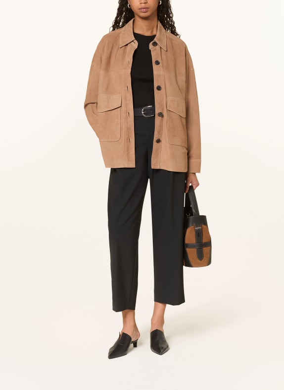 ARMA leather jacket LIGHT BROWN