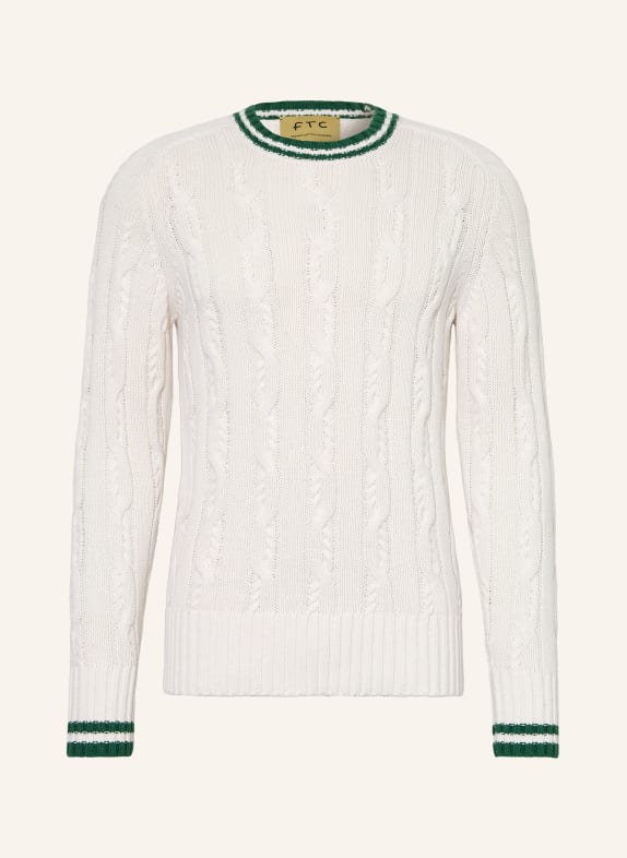 FTC CASHMERE Pullover mit Cashmere ECRU