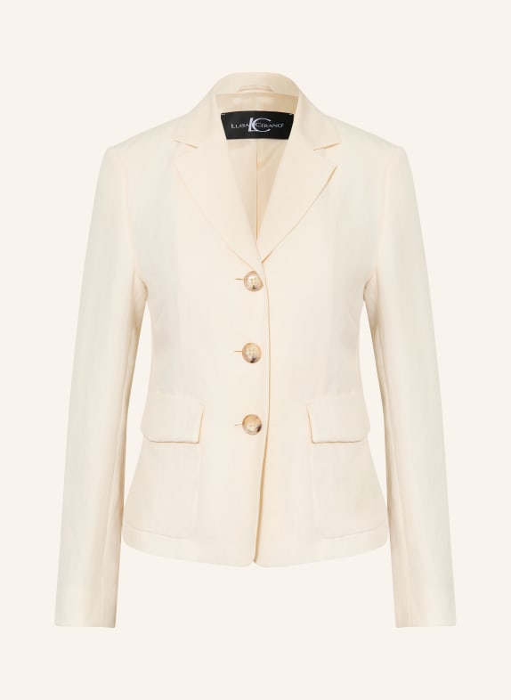 LUISA CERANO Blazer mit Leinen ECRU