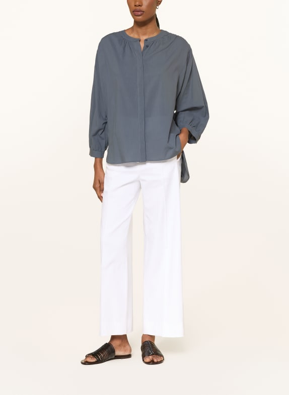 LUISA CERANO blouse DONKERBLAUW