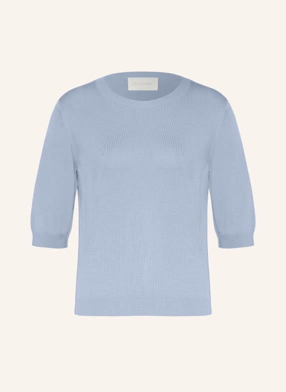 Juvia Pletené tričko RODINA TMAVĚ MODRÁ