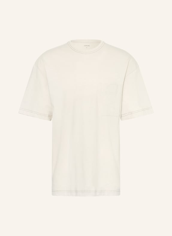 LEMAIRE T-Shirt mit Leinen BEIGE