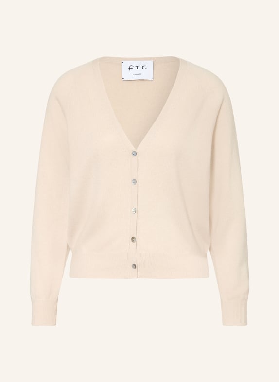 FTC CASHMERE Sweter z kaszmiru BEŻOWY