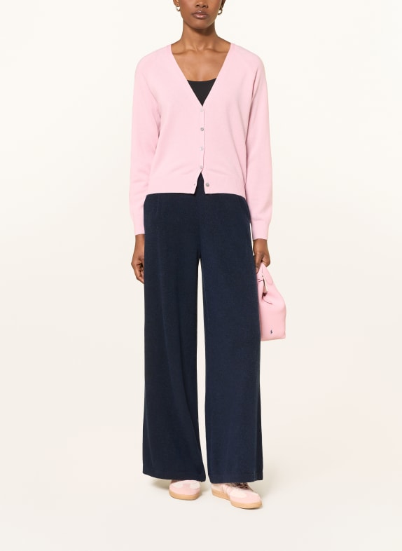 FTC CASHMERE Gebreide vest van kasjmier ROZE