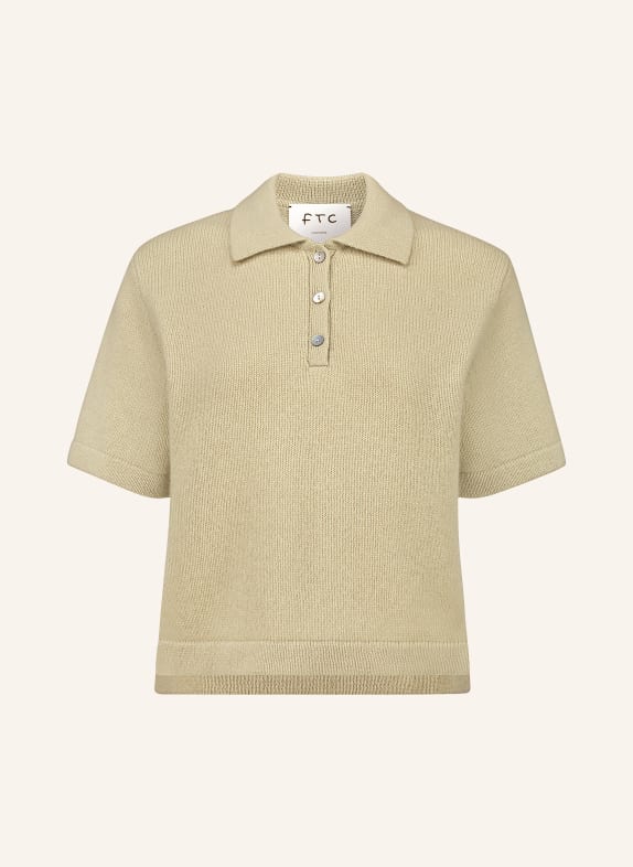 FTC CASHMERE Strickshirt aus Cashmere OLIV