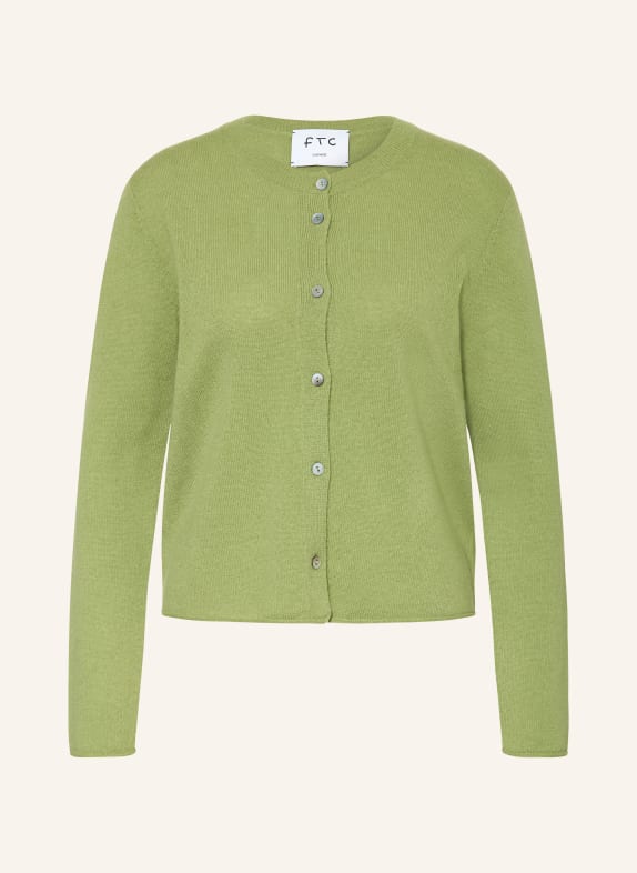 FTC CASHMERE Sweter z kaszmiru ZIELONY