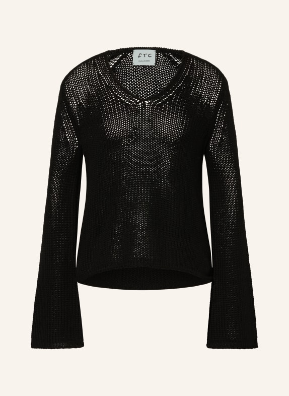 FTC CASHMERE Pullover mit Cashmere SCHWARZ