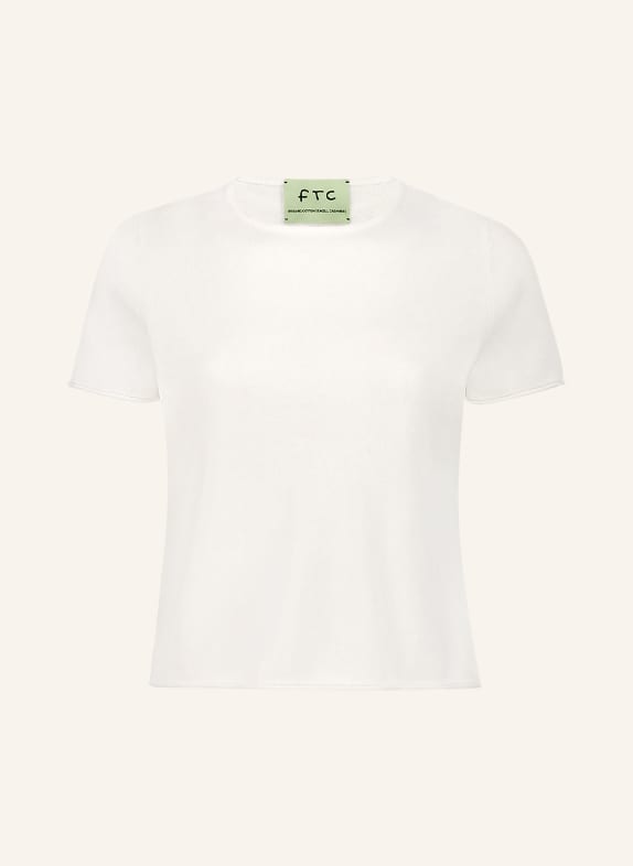 FTC CASHMERE koszulka z dzianiny BIAŁY