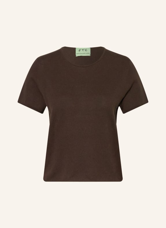 FTC CASHMERE Strickshirt BRAUN