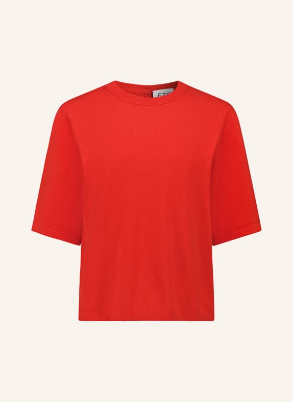 FTC CASHMERE Strickshirt aus Cashmere ROT
