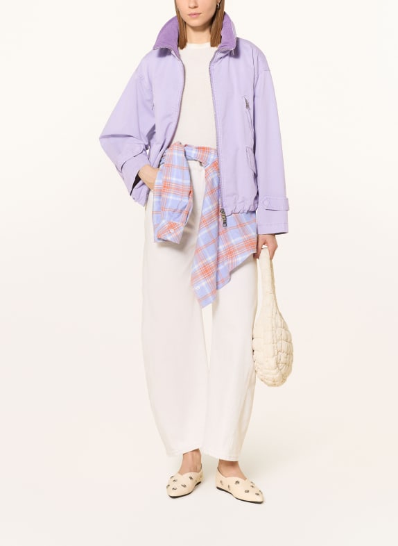 BLONDE No.8 kurtka JASNOFIOLETOWY