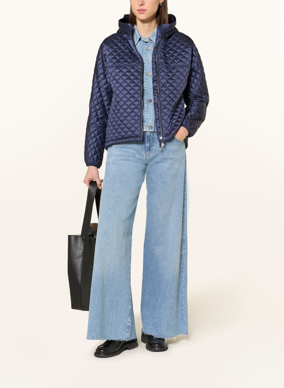 No.1 Como Prošívaná bunda FAITI TMAVĚ MODRÁ