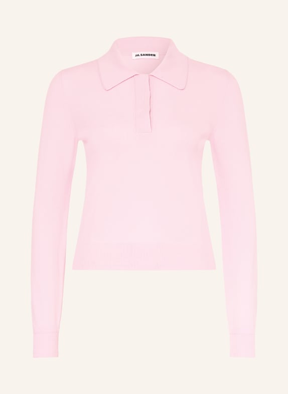 JIL SANDER Strick-Poloshirt ROSA