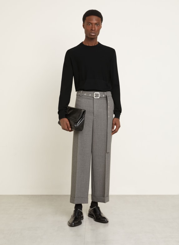 JIL SANDER Trui van merinowol ZWART