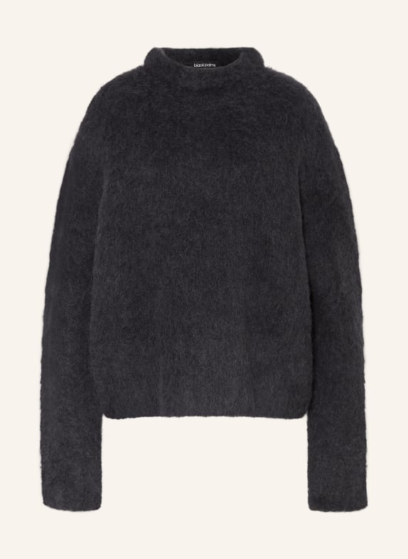 black palms Alpaka-Pullover MOMO DUNKELBLAU
