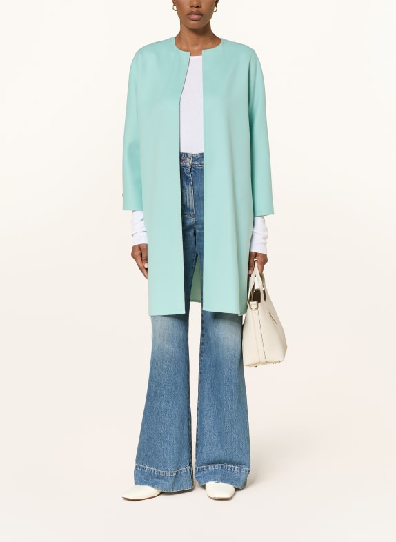 manzoni 24 Wollmantel TÜRKIS