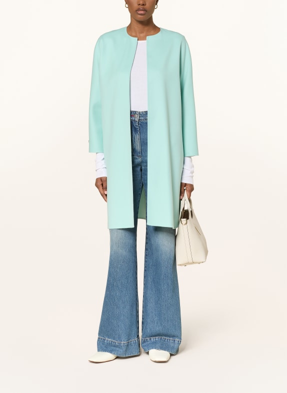 manzoni 24 Wollmantel TÜRKIS