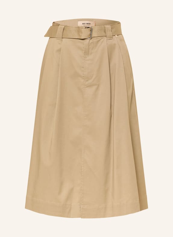 MOS MOSH Sukně MMKODA BILLIE BÉŽOVÁ