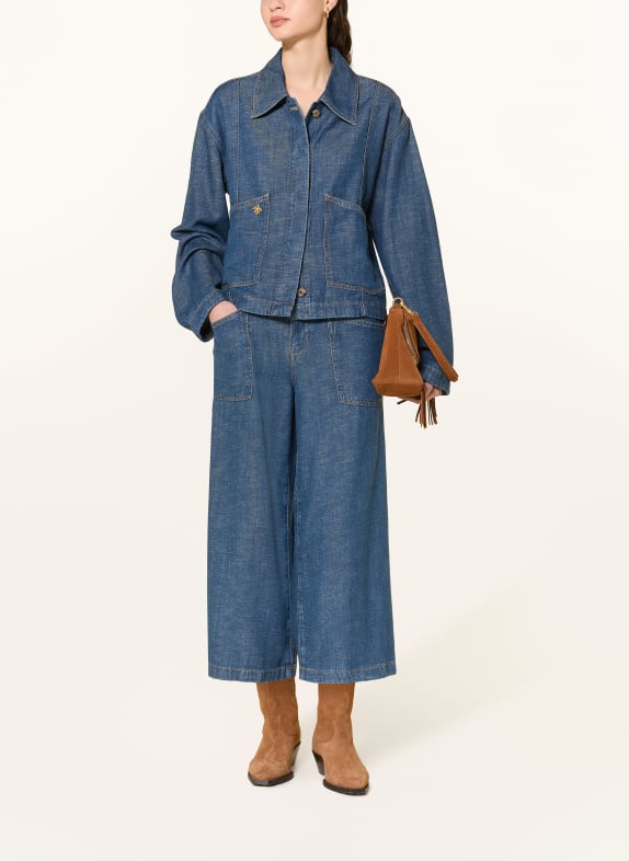 MOS MOSH Džínová bunda MMEYLA ARGE 447 DARK BLUE