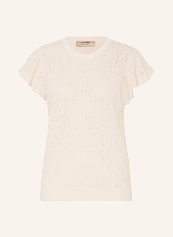 MOS MOSH T-shirt en maille MMGANNA ÉCRU