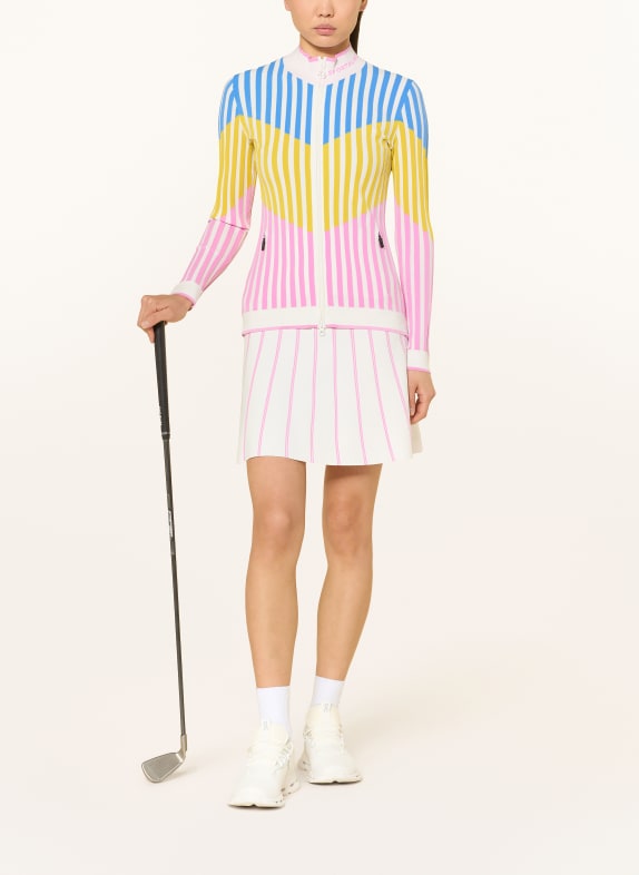SPORTALM vest ROZE / LICHTGROEN / BLAUW