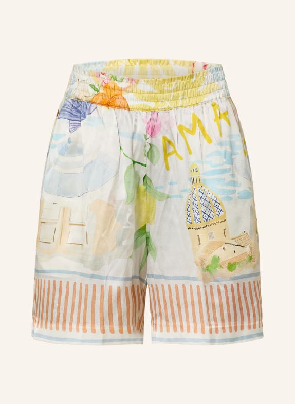 lilienfels Hedvábné šortky ŽLUTÁ / ZELENÁ / MODRÁ