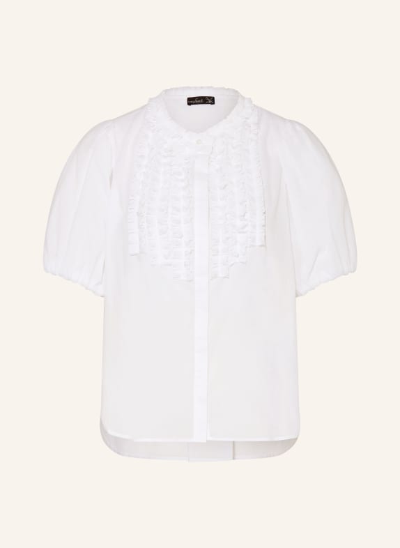 van Laack Bluse VL-TEONA-XX mit Rüschen WEISS