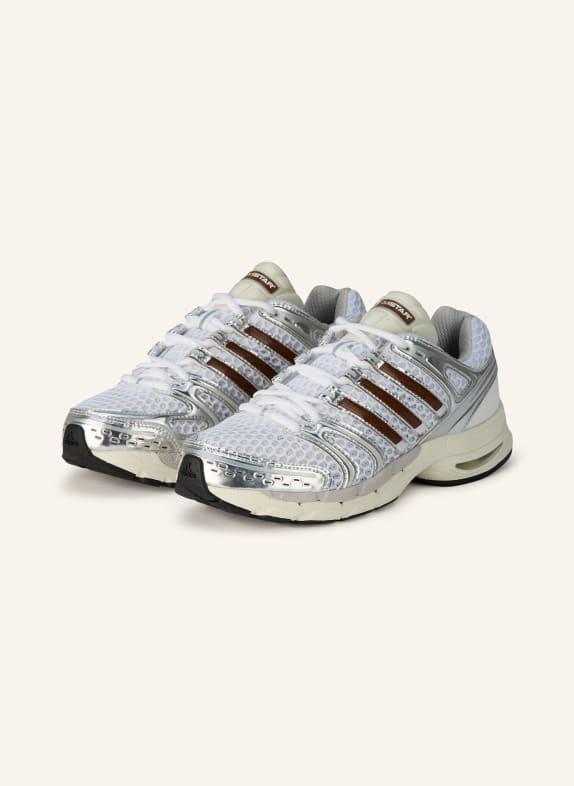 adidas Originals Tenisky ADISTAR CONTROL 5 BÍLÁ / STŘÍBRNÁ / HNĚDÁ