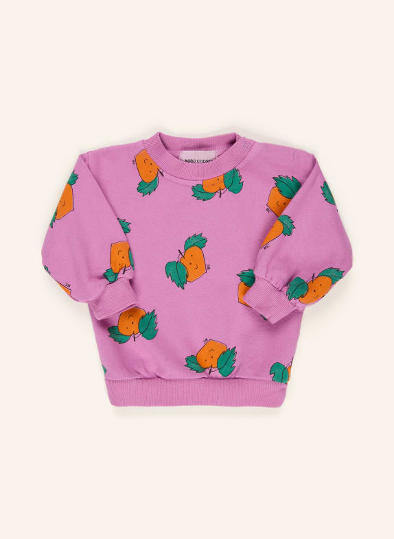BOBO CHOSES Sweatshirt ROSA / ORANGE / GRÜN