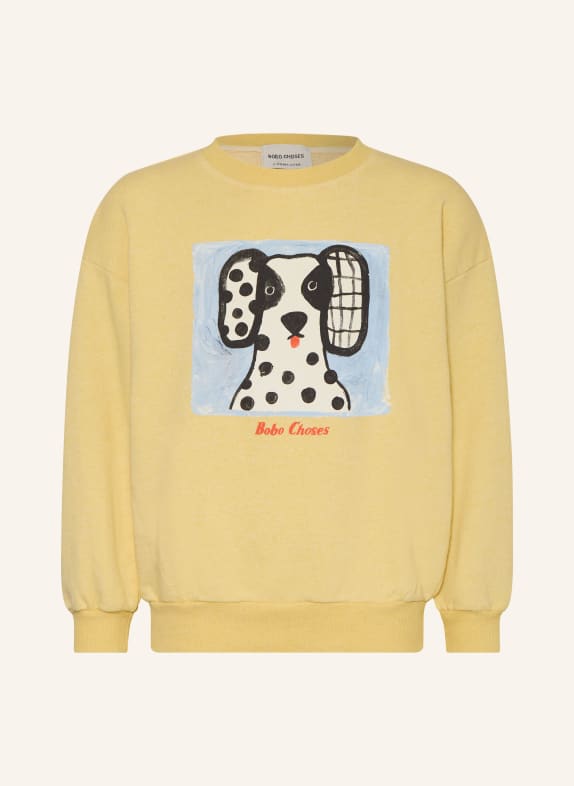 BOBO CHOSES VAN DOG sweatshirt LIGHT YELLOW