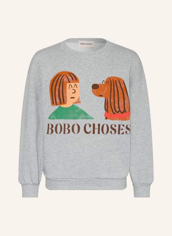 BOBO CHOSES sweatshirt GRAY / BROWN / GREEN